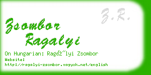 zsombor ragalyi business card